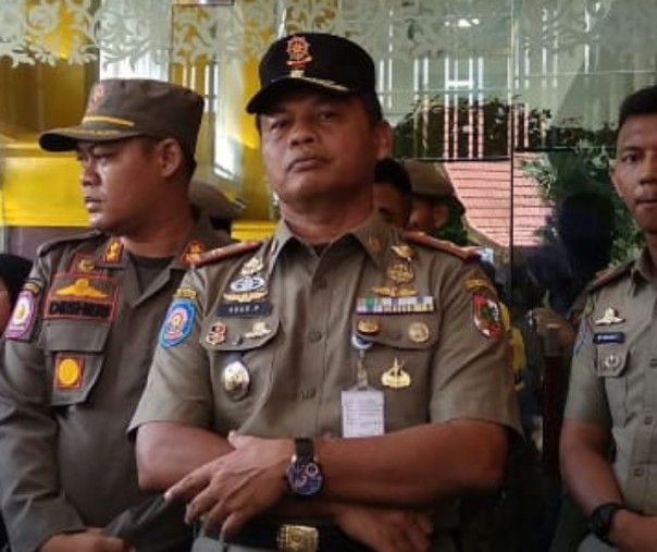 Kepala Satpol PP Pekanbaru Agus Pramono. Foto: Surya/Riau1.