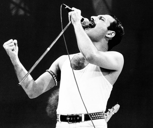Vokalis Queen Freddie Mercury (Foto: Istimewa/Internet)