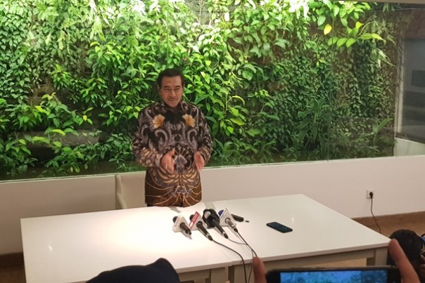 Suprajarto mengumumkan pengunduran dirinya dari jabatan baru sebagai Dirut PT Bank BTN terpilih, Kamis. 
