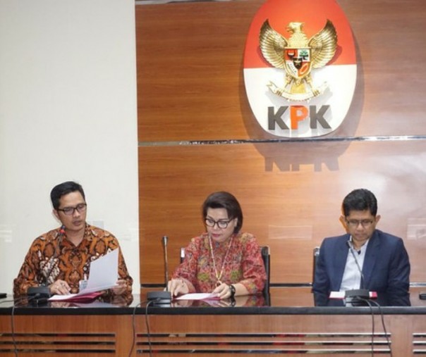 Konferensi Pers di KPK. Foto: Detik.com.