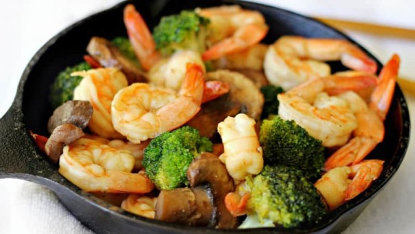 Tumis Udang Brokoli
