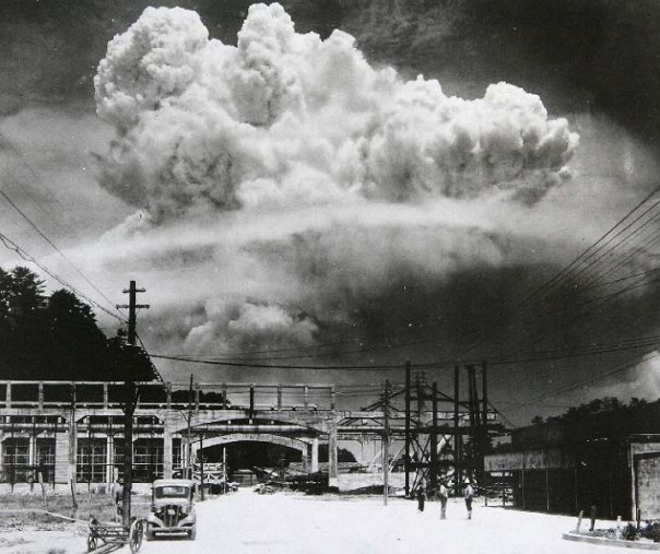 Ilustrasi Bom di kota Nagasaki (Foto: Istimewa/Internet)