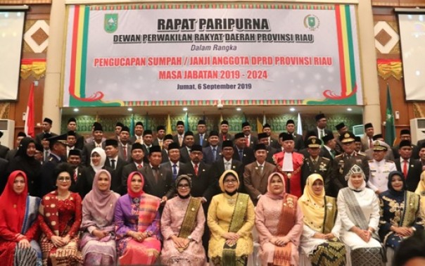 Jajaran Anggota DPRD Riau periode 2019-2024