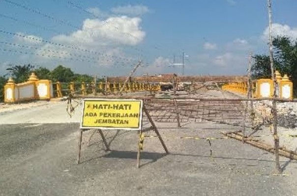 Perbaikan Jembatan Koto Gasib