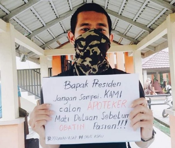 Netizen Riau unggah posting terkait kabut asap (foto: @wiky_rahmayani)