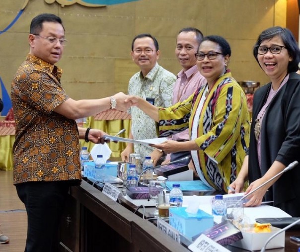 Rapat Panitia Kerja (PANJA) Baleg DPR RI bersama Kementerian Pemberdayaan Perempuan dan Perlindungan Anak (Foto: Istimewa/ Humas Kemen PPPA) 