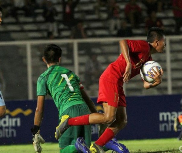 Timnas Indonesia U-16 menang 15-1 atas Kepulauan Mariana Utara di Kualifikasi Piala Asia U-16 2020. Foto: Detik.com. 