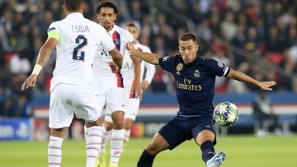 Real Madrid tersungkur dibantai PSG 3-0, Kamis dini hari WIB. 