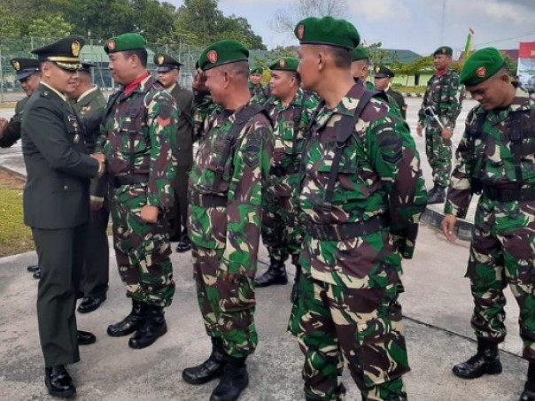 Upacara HUT ke-74 TNI di jajaran Kodim 0303/Bengkalis