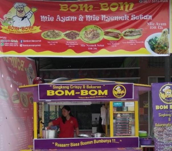 Bom-Bom di Jalan Arengka I, Simpang Sigunggung Pekanbaru