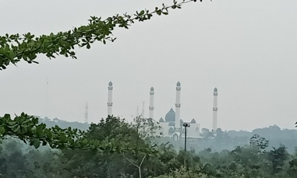 Kabut asap selimuti Kota Pangkalan Kerinci, Pelalawan