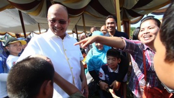 Wali Kota Medan Dzulmi  Eldin dalam sebuah acara beberapa waktu lalu. 