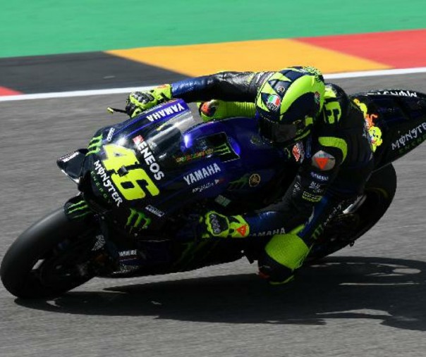 Pembalap MotoGP dari tim Monster Energy Yamaha Valentino Rossi. Foto: Reuters.