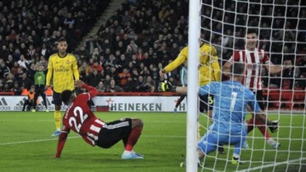 Arsenal tumbang di kandang Sheffield United.