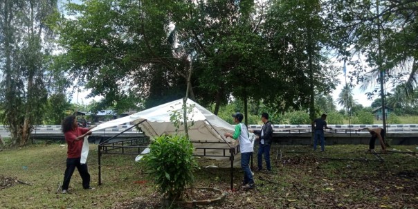 Persiapan Kemah Milenial oleh DKP-KNPI Tebing Tinggi Kepulauan Meranti