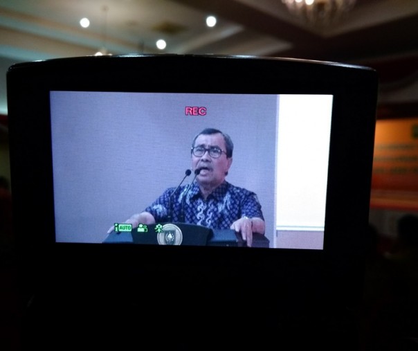 Gubernur Riau Syamsuar sehari sebelum penutupan status siaga karhutla Riau (Foto: zar/riau1.com)