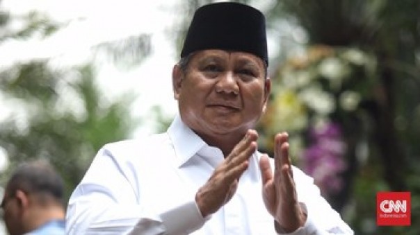 Menteri Pertahanan Prabowo Subianto. 