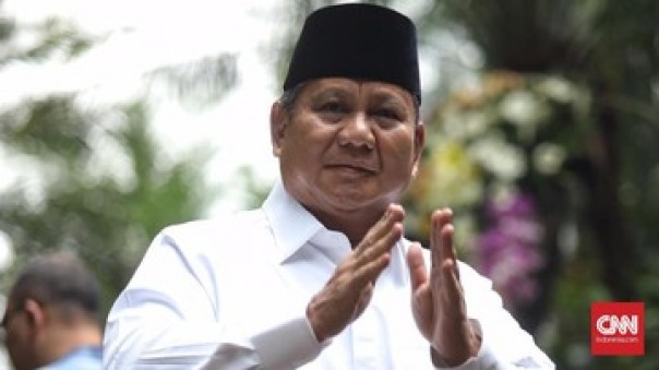 Menteri Pertahanan Prabowo Subianto.