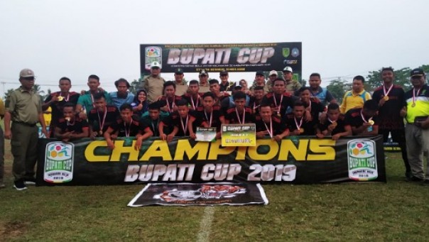 Tim PS Pelangiran juarai Bupati Inhil Cup 2019