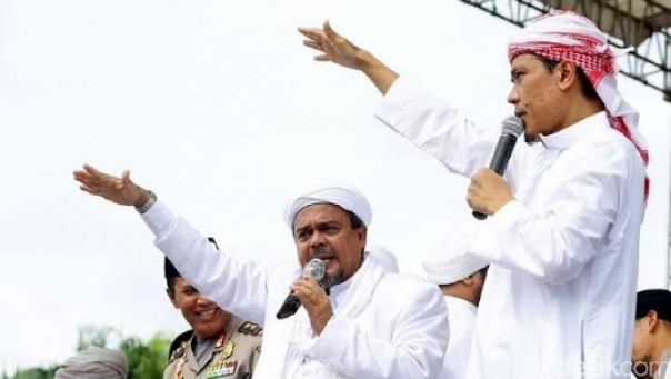 Jubir FPI, Munarman bersama Habib Rizieq Shihab