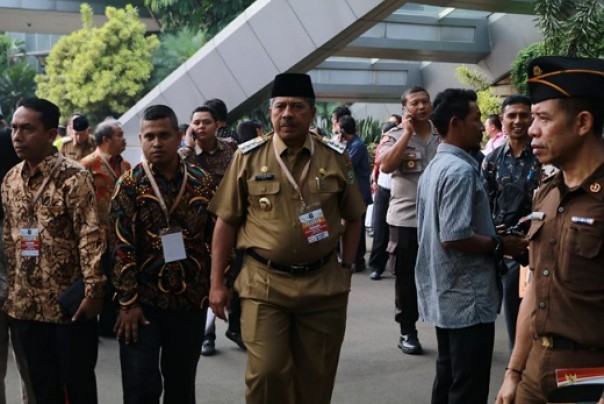 Bupati Siak, Alfedri menghadiri rakornas di Bogor