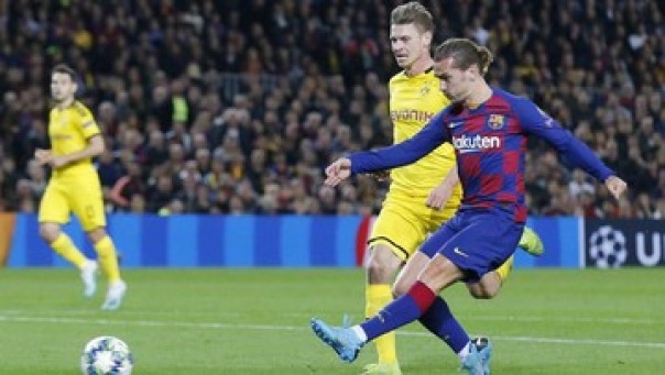 Barcelona tumbangkan Borussia Dortmund 3-1, Kamis dini hari WIB. 