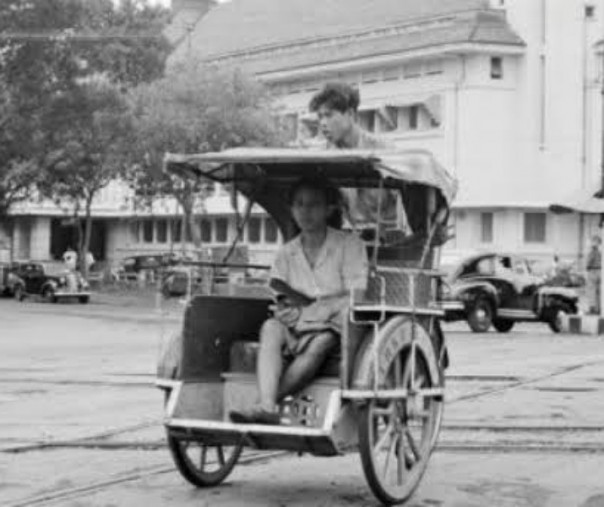 Ilustrasi becak sepeda (Foto: Istimewa/internet)