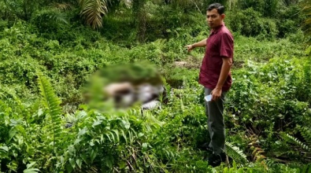 Jasad korban yang ditemukan mengapung di sungai