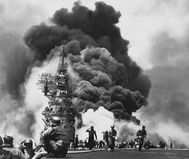 Ilustrasi serangan Jepang ke Pearl Harbor (Foto: Istimewa/internet)