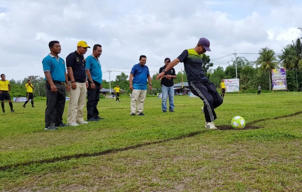 Sambut HUT Meranti Ke-11, Pemkab Meranti dan PSSI Meranti Gelar Turnamen Bola Kaki