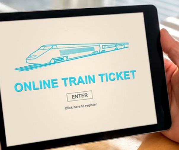 Ilustrasi fitur channel penyedia tiket kereta online.