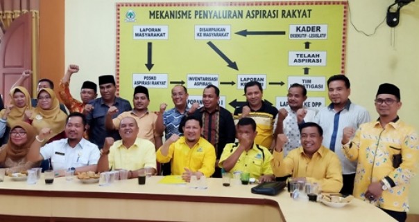 Kegiatan sosialisasi juklak Pilkada 2020 oleh DPD Golkar di Pelalawan