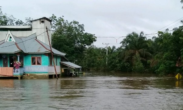 Desa Lubuk Kembang Bunga Pelalawan terendam banjir