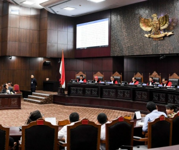 Suasana sidang di Mahkamah Konstitusi, Rabu (11/12/2019). Foto: Antara.