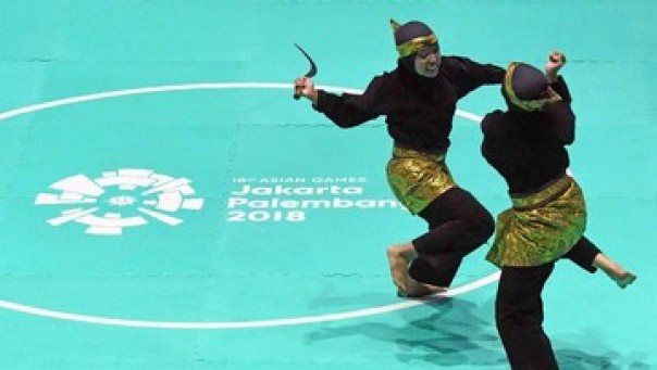 Ilustrasi Pencak Silat. 