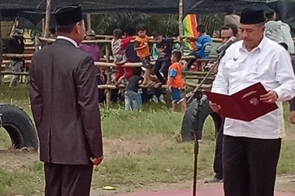 Bupati Siak, Alfedri saat pengukuhan Komisioner Baznaz Siak