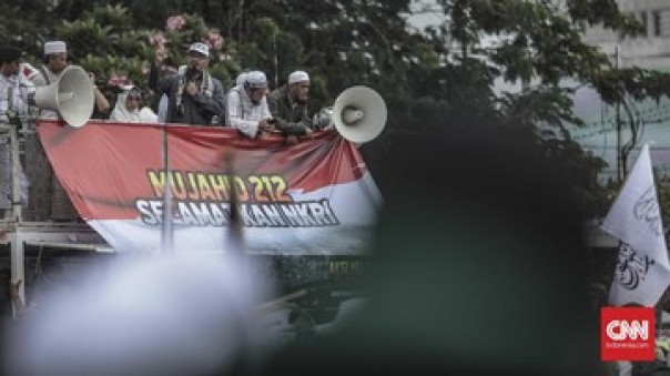 Ilustrasi Aksi umat dan  ormas Islam di Jakarta beberapa waktu lalu. 