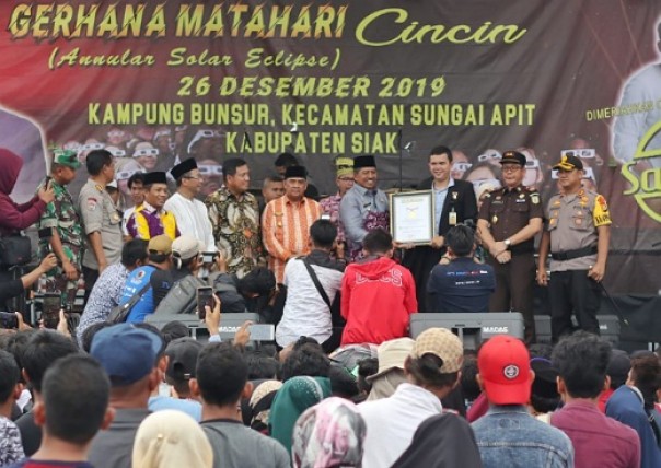 Festival GMC di Kabupaten Siak masuk Rekor MURI