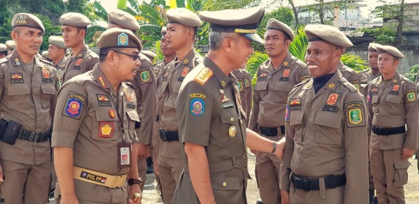 Apel Akhir Tahun, Satpol PP Meranti Diharapkan Tingkatkan Kinerja dan Profesionalitas