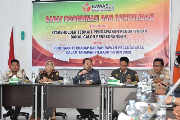 Bawaslu Bengkalis gelar rapat dengan stakeholder jelang Pilkada 2020