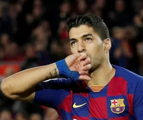 Penyerang Barcelona Luis Suarez. Foto: Reuters.