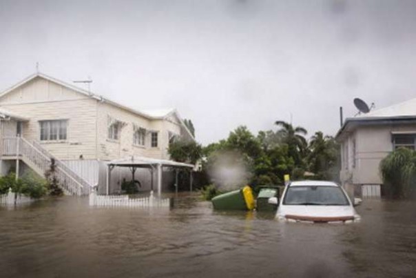 Banjir merendam Queensland Australia, Sabtu pagi.