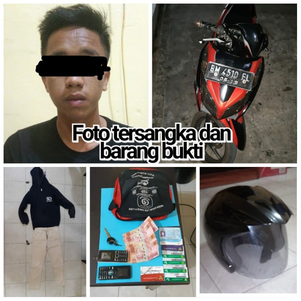 Tersangka dan barang bukti