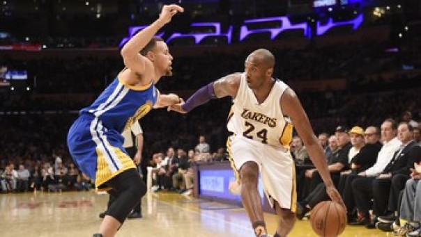 Kobe Bryant saat menjadi bintang LA Lakers. 