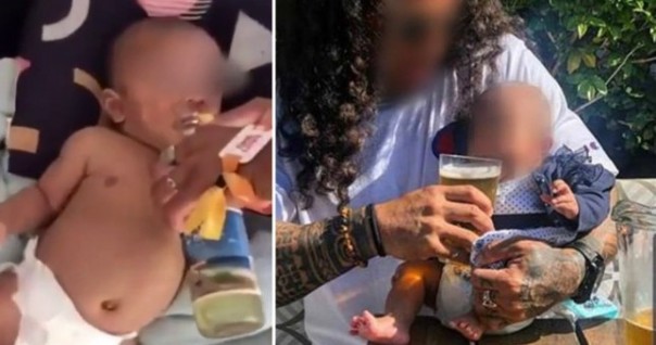 Mengejutkan, Bayi yang Baru Lahir Ini Dicekoki Vodka Oleh Ayah dan Ibunya