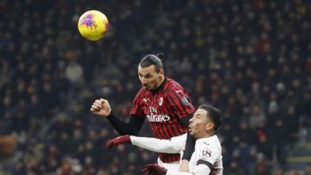 Ibrahimovic menyumbangkan satu gol untuk AC Milan. 