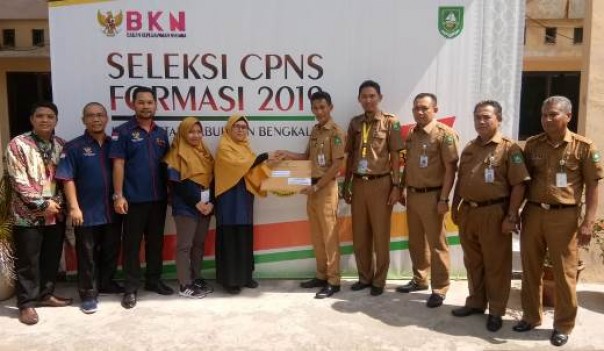 DKPP Bengkalis saat ujian tes CPNS 2020