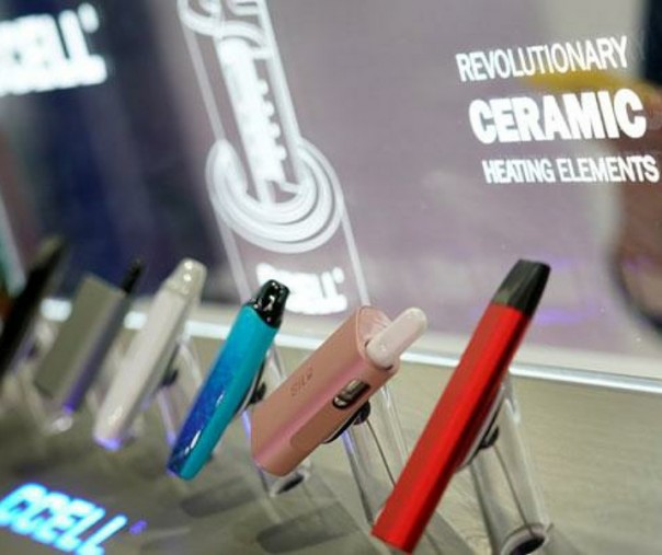 Beragam alat vaping dipamerkan dalam acara Kongres Ganja Dunia dan Pameran Bisnis di Los Angeles. Foto: Reuters.