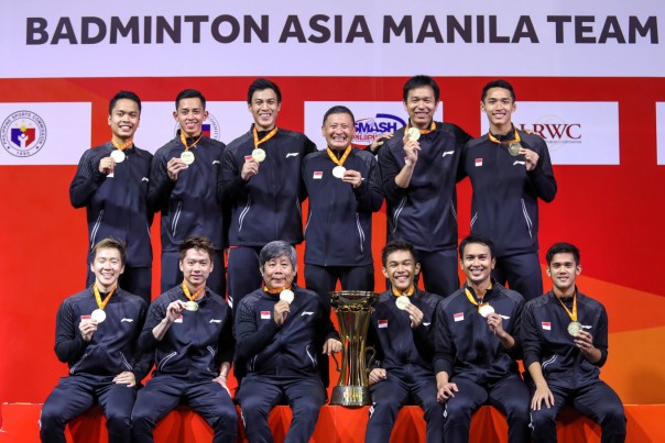 Tim Bulutangkis Putra Indonesia Melakukan Hattrick Dalam  Kejuaraan Tim Asia