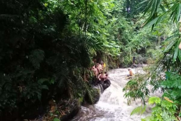 Ini lokasi Susur Sungai Sempor, Sleman, Jumat lalu. 